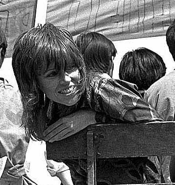 Jane Fonda protests war in Vietnam